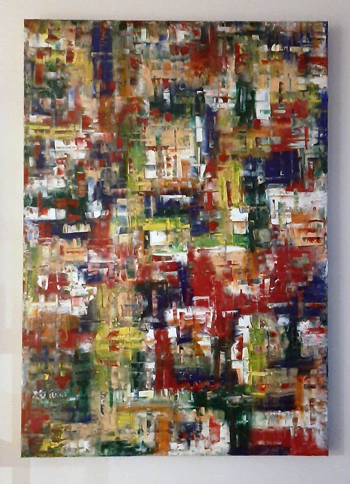 Abstract schilderij van Toon Van Gysel